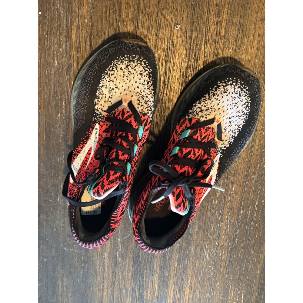 Brooks Bedlam Running Shoes Womens 6.5 Black Pink DNA‎ AMP 1202721B616 - Picture 2 of 6